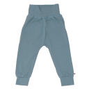 Pantaloni Cozy Me bleu din bumbac organic