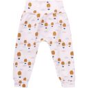 Pantaloni crem cu imprimeu baloane cu aer cald