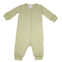 Salopetă verde din lână și mătase