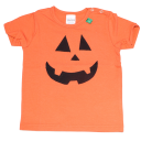Tricou portocaliu cu imprimeu dovleac de Halloween