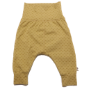Pantaloni olive cu imprimeu puncte