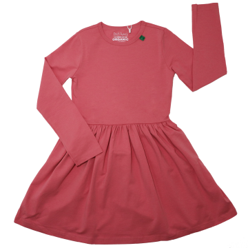 Rochie casual cu mâneci lungi, confortabilă, din bumbac organic