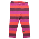 Colanți lungi cu dungi mov prună, fucsia și corai