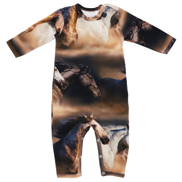 Salopetă Horse din bumbac organic