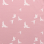 Rochie roz prăfuit cu imprimeu păsări