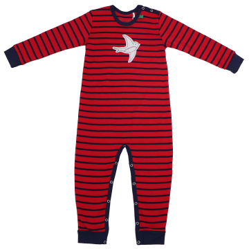 Salopetă Swallow bird din bumbac organic