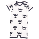 Romper Raccoon din bumbac organic