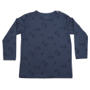 Bluziță bleumarin cu mânecă lungă cu imprimeu minge de fotbal american