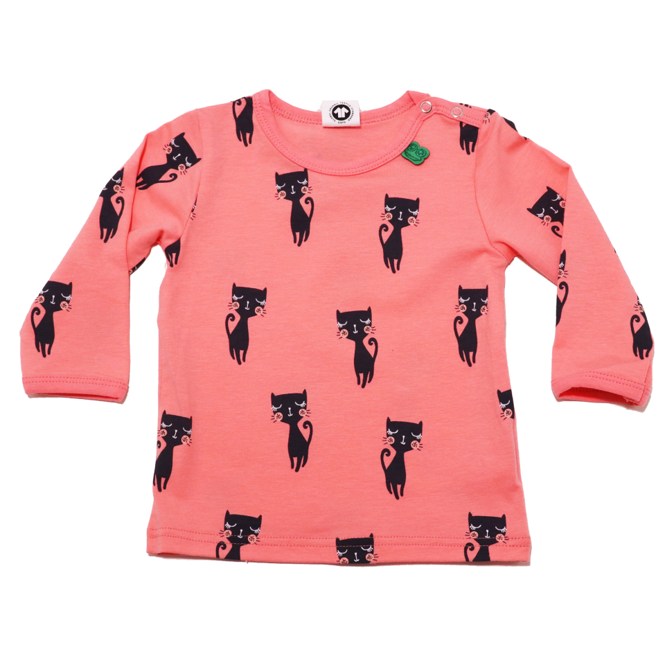 Bluziță corai cu mânecă lungă și imprimeu pisici Freds World