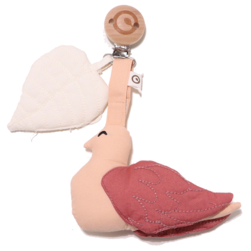 Mobil pentru cărucior cu pasăre roz