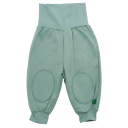 Pantaloni Alfa cu bandă elastică, lată, îndoită în talie