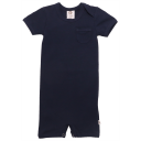 Romper bleumarin cu buzunar