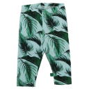 Colanți din bumbac organic cu imprimeu Palm