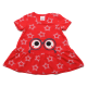 Rochie roșie cu steluțe și ochi