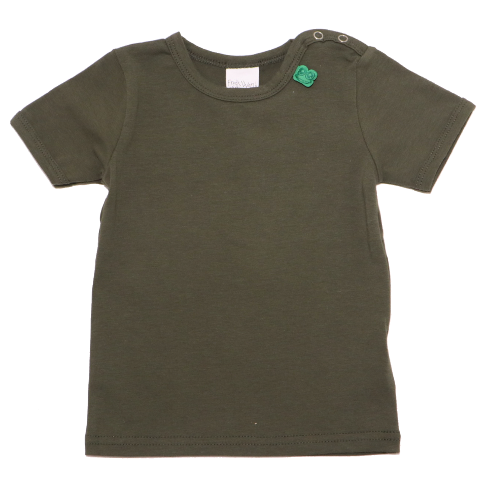 Tricou verde închis simplu