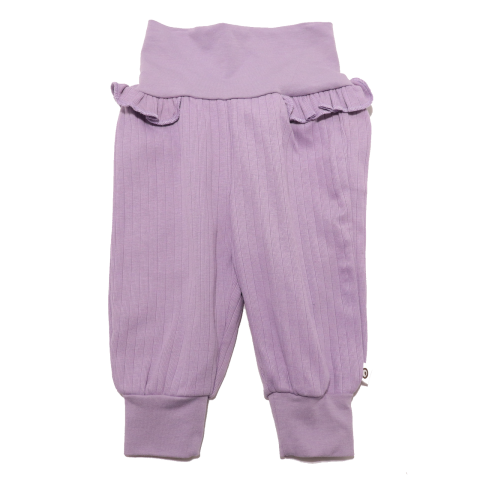 Pantaloni lila confortabili