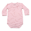 Body cu mânecă lungă roz Dazel