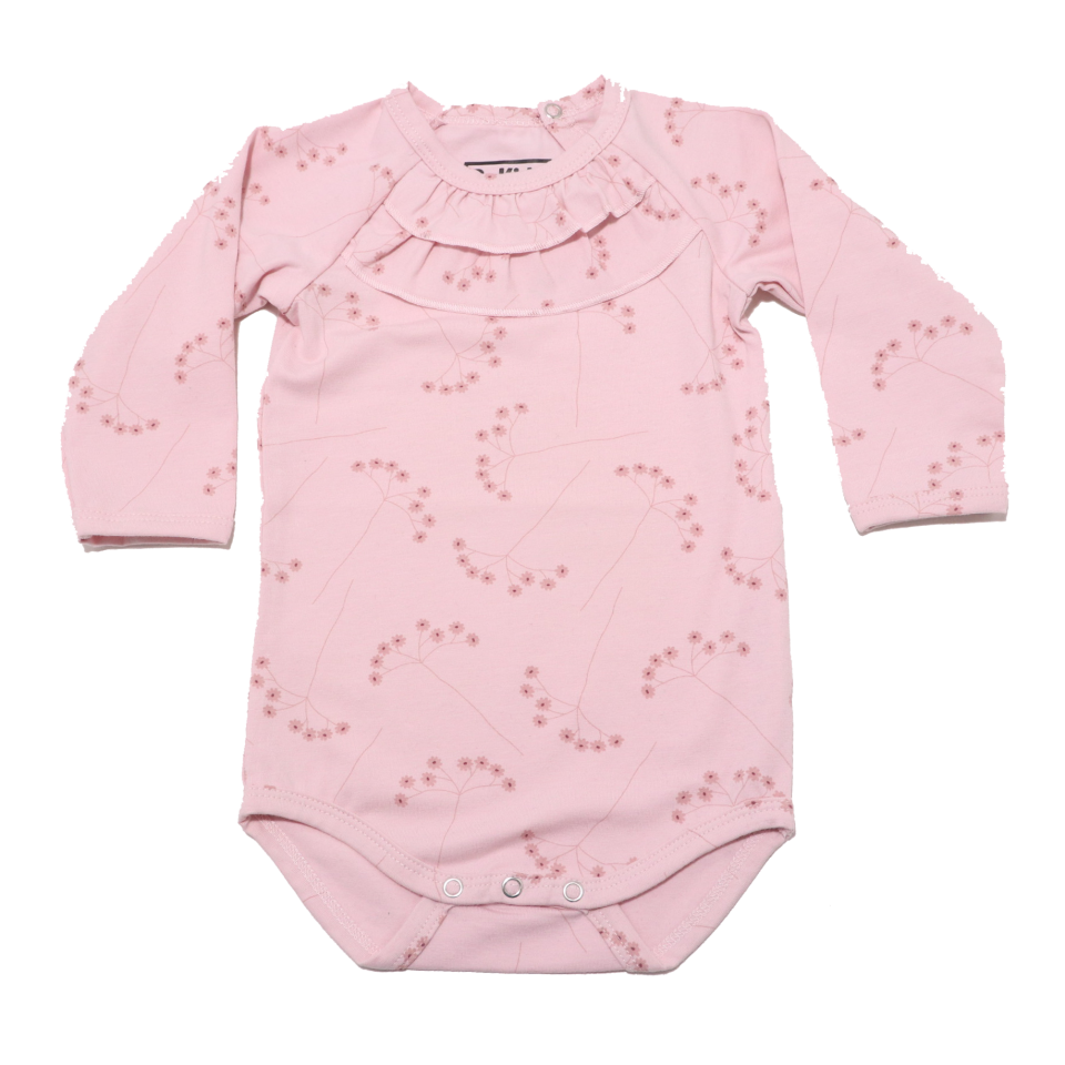 Body cu mânecă lungă roz Dazel