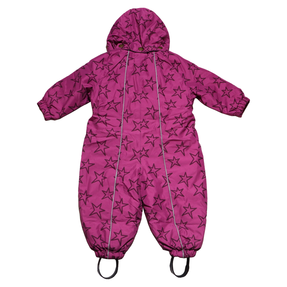 Combinezon bebe roz  violet de iarnă Fred's World