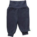 Pantaloni Alfa bleumarin din bumbac organic