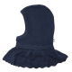 Cagulă bleumarin tricotată din bumbac pentru copii