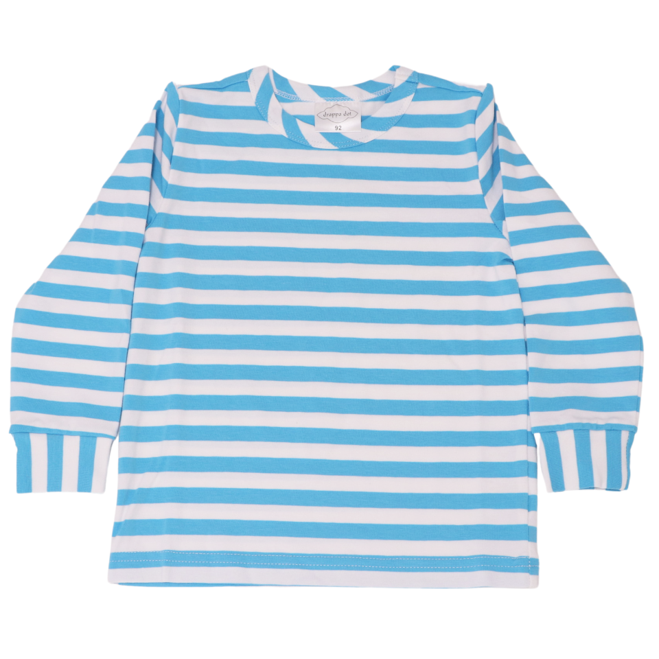 Pijamale pentru copii cu dungi bleu