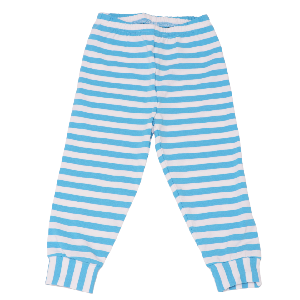 Pijamale pentru copii cu dungi bleu