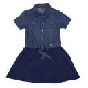 Rochiță albastră cu capse