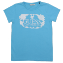 Tricou albastru cu imprimeu floral