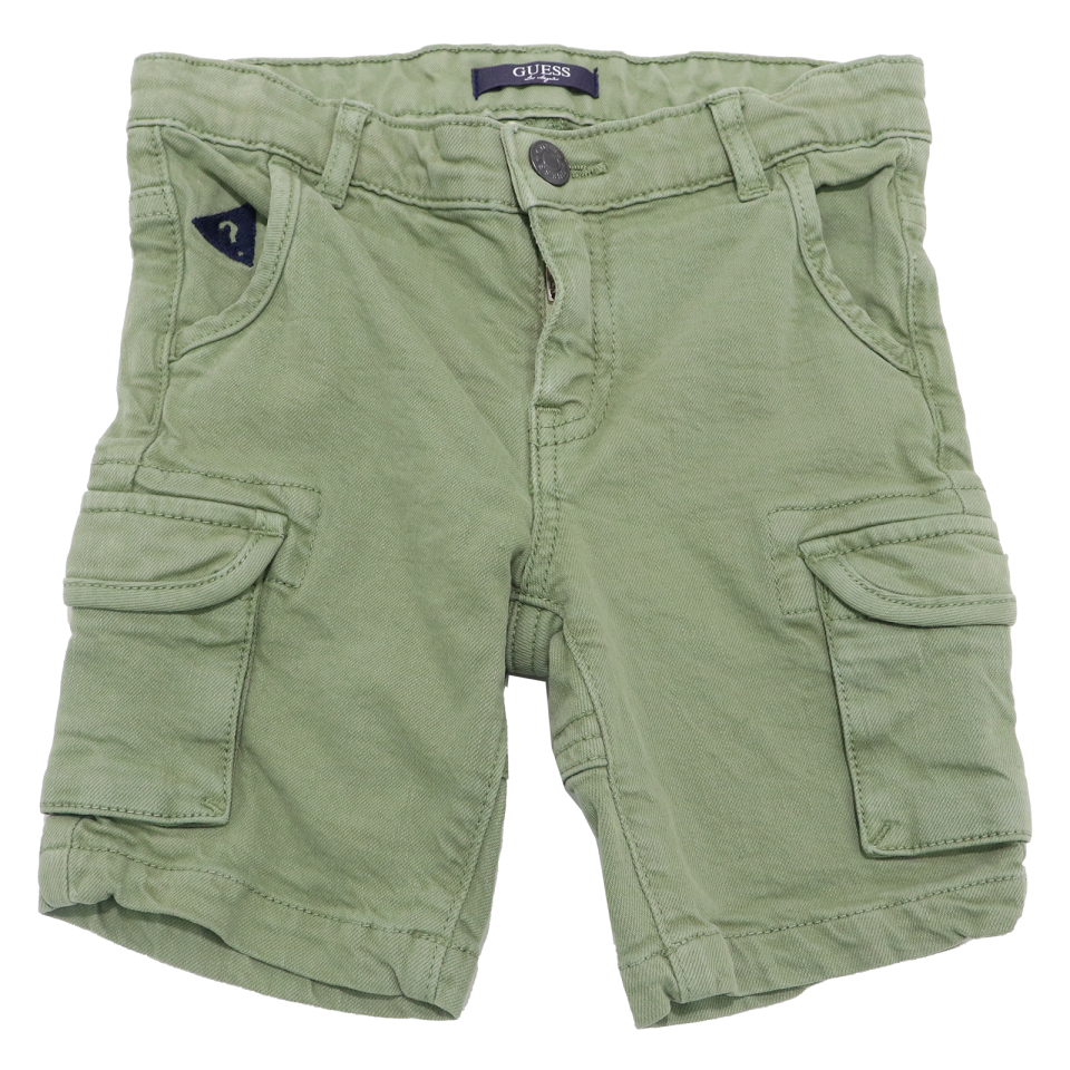 Pantaloni scurți verzi cu buzunare laterale Guess 18-24 luni (92cm)