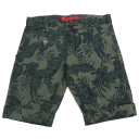 Pantaloni scurți verzi cu imprimeu vegetal Guess 5-6 ani (116cm)