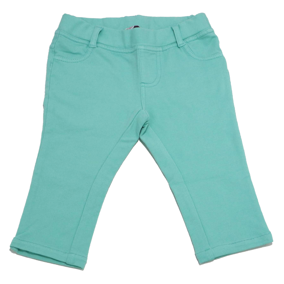 Pantaloni comozi verde mentă