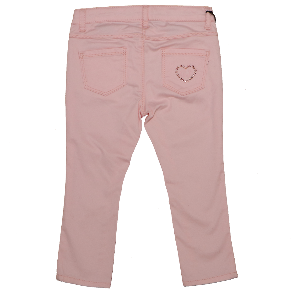 Skinny Jeans roz cu strasuri