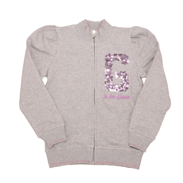 Hanorac gri cu paiete