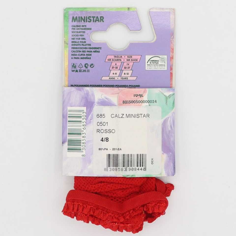 Șosete de vară roșii, din plasă, calz ministar