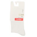 Șosete 3/4 albe, gamb cotone