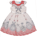 Rochie Clock cu imprimeu și curea