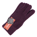 Mănuși mov pruna din lână pentru adulți
