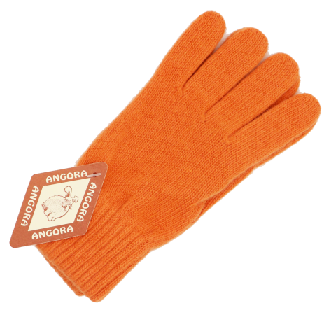 Mănuși portocalii Angora adulți