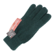Mănuși verde închis din lână pentru adulți