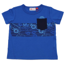 Tricou albastru cu imprimeu mașinuțe Terrence 322