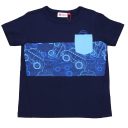 Tricou bleumarin cu imprimeu mașinuțe Terrence 322