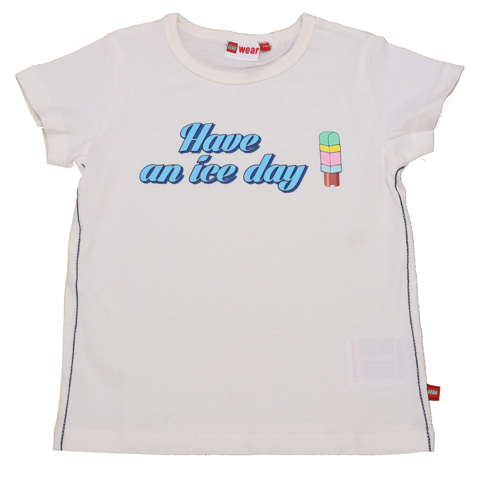 Tricou alb Have an ice day Tyler 308