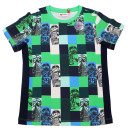 Tricou în nuanțe de verde și albastru Tiger 111