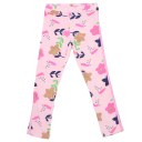 Leggings roz cu floricele Poline 103