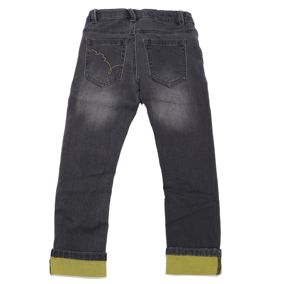 Jeans elastici cu manșete Platon 107