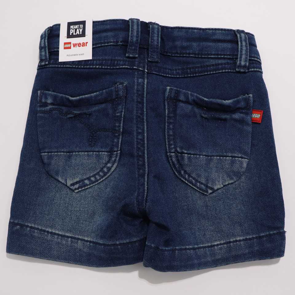 Pantaloni scurți din denim cu mașinuță Lego 6-9 luni (74cm)