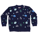 Cardigan bleumarin cu imprimeu Sirius 103