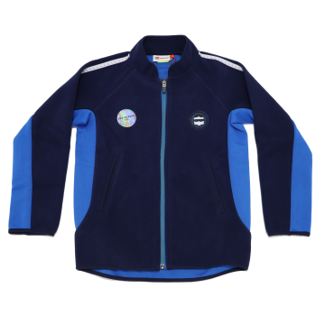 Cardigan fleece bleumarin și albastru Sebastian 604