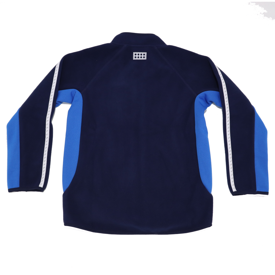 Cardigan fleece bleumarin și albastru Sebastian 604